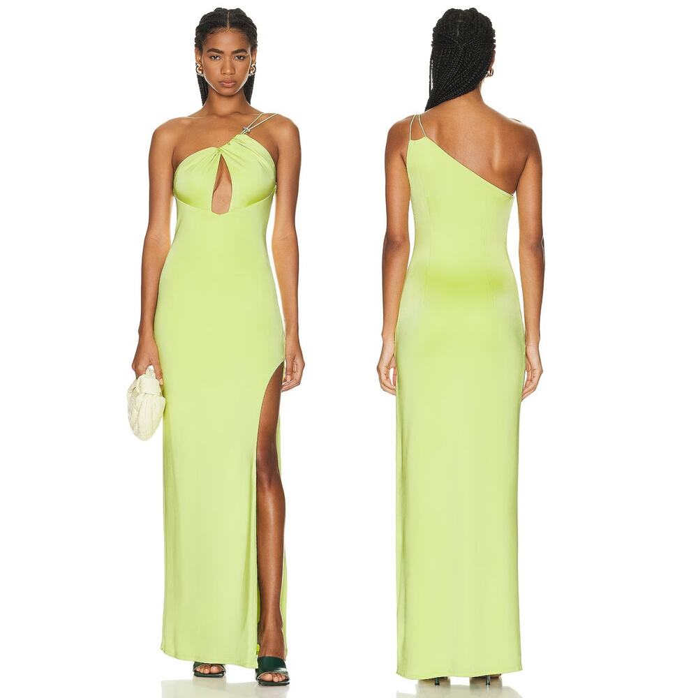 ET OCHS Gown Drawstring Cutout One Shoulder Party Formal Evening Prom Cocktail 2